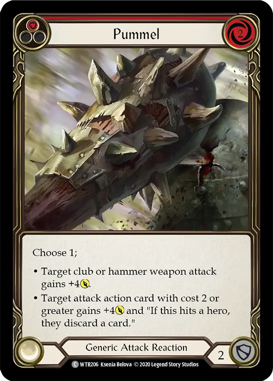 Card: Pummel (red)