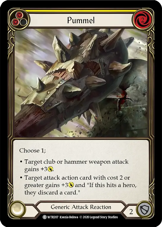 Card: Pummel (yel)