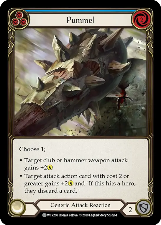 Card: Pummel (blu)