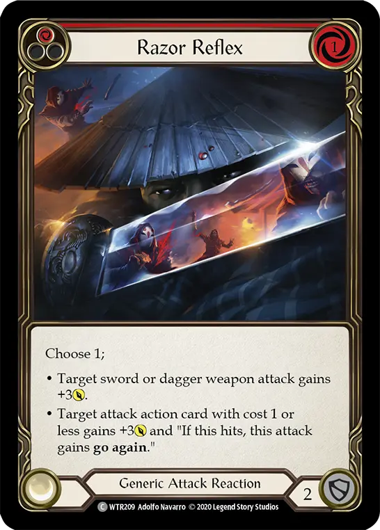 Card: Razor Reflex (red)