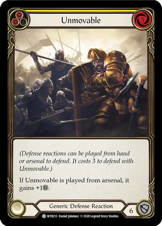 Card: Unmovable (yel)