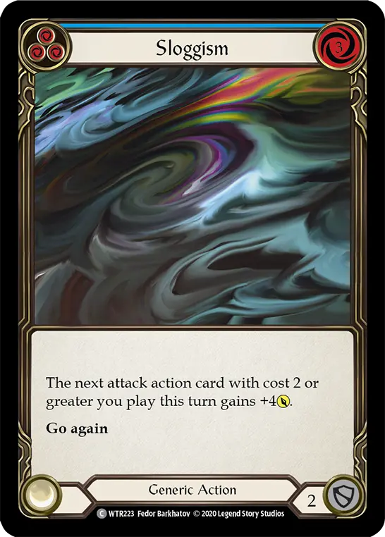 Card: Sloggism (blu)