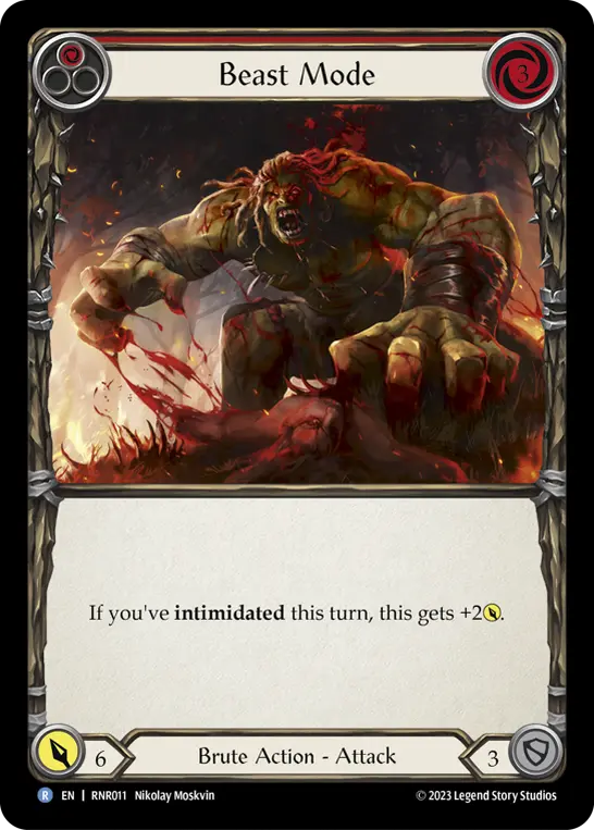 Card: Beast Mode (red)
