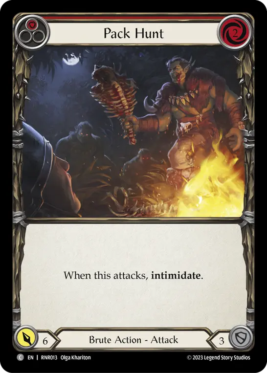 Card: Pack Hunt (red)