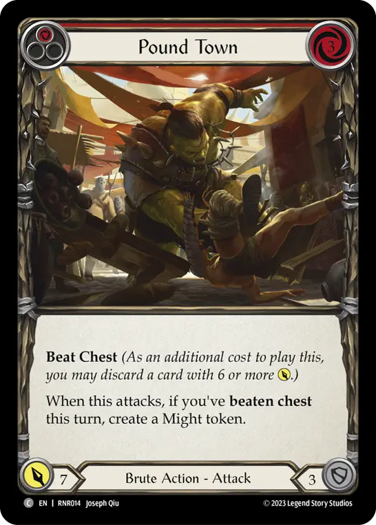 Card: Pound Town (red)
