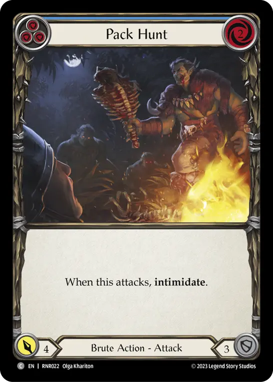 Card: Pack Hunt (blu)