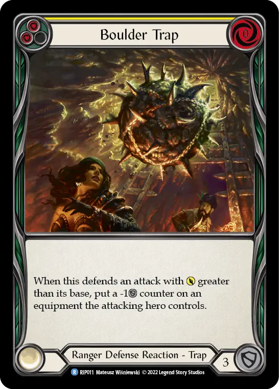 Card: Boulder Trap (yel)