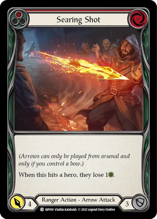 Card: Searing Shot (red)