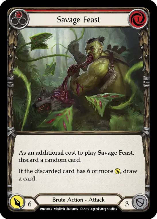 Card: Savage Feast (red)