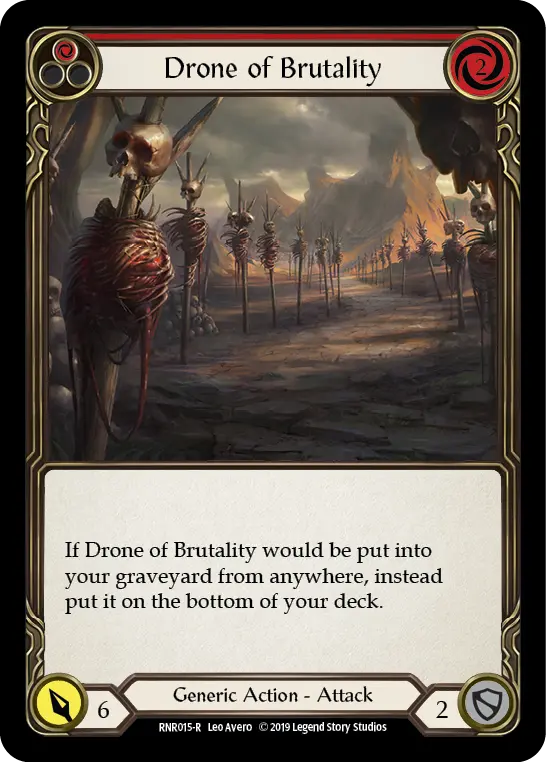 Card: Drone of Brutality (red)