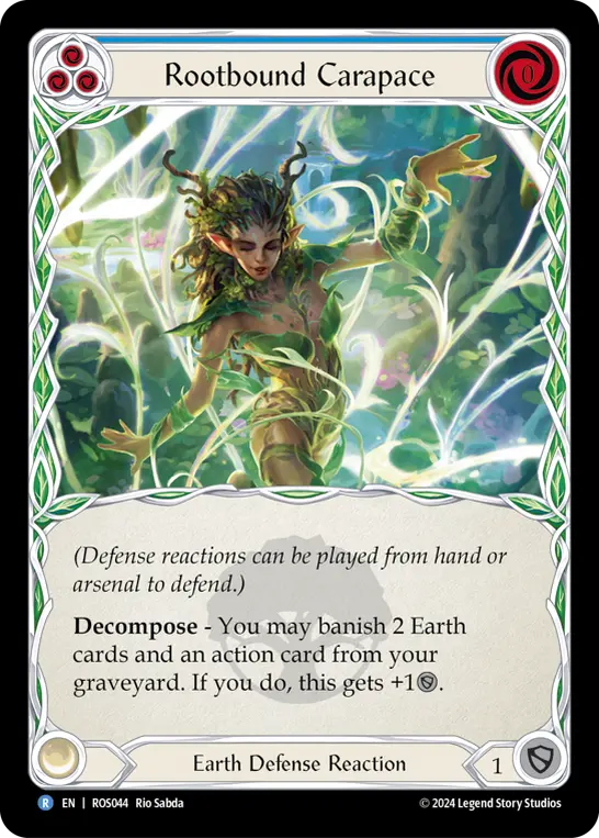 Card: Rootbound Carapace (blu)