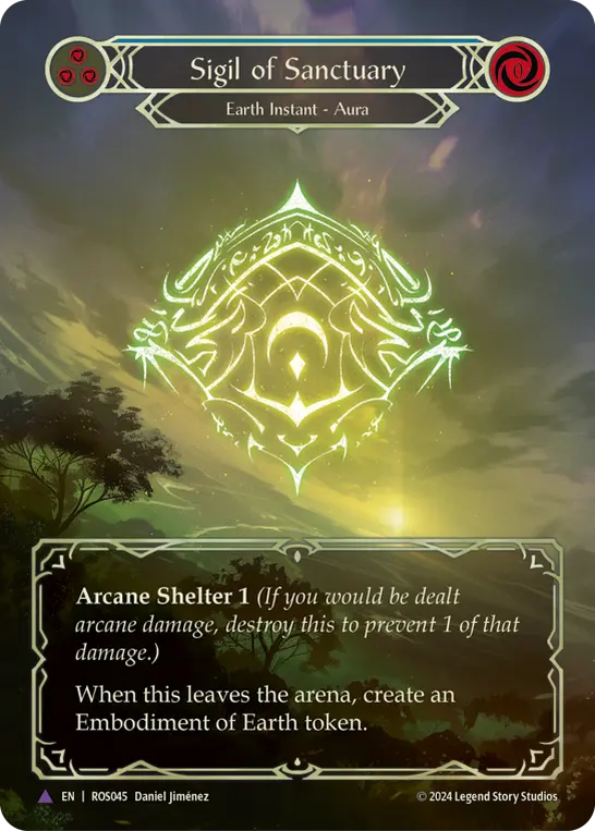 Card: Sigil of Sanctuary (blu)