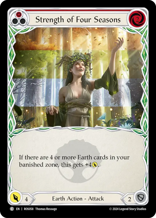 Card: Strength of Four Seasons (red)