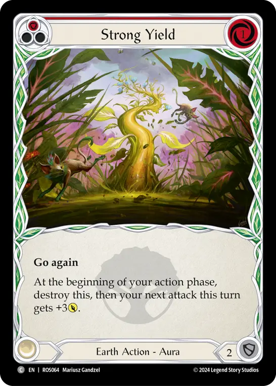 Card: Strong Yield (red)