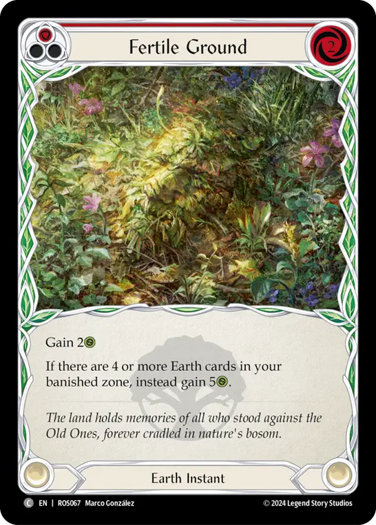 Card: Fertile Ground (red)