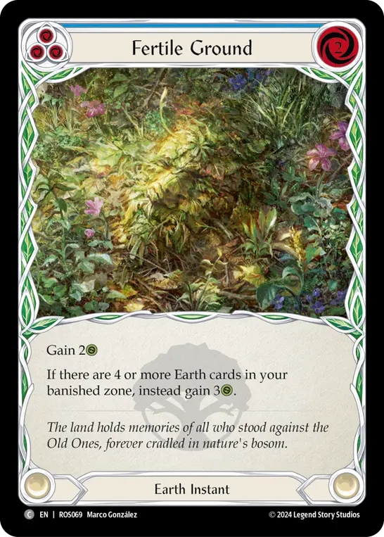 Card: Fertile Ground (blu)