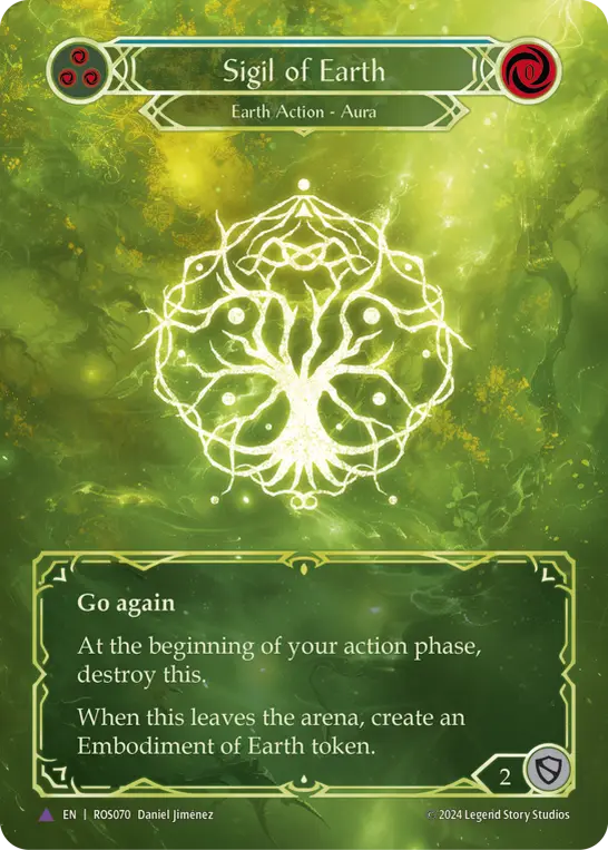 Card: Sigil of Earth (blu)