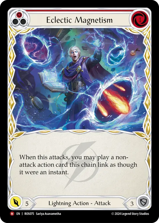 Card: Eclectic Magnetism (red)