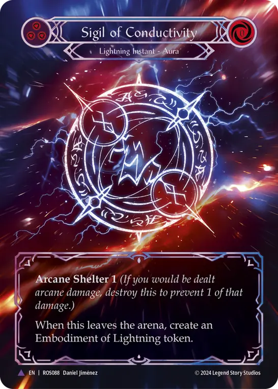 Card: Sigil of Conductivity (blu)