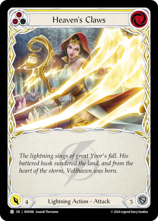 Card: Heaven's Claws (yel)