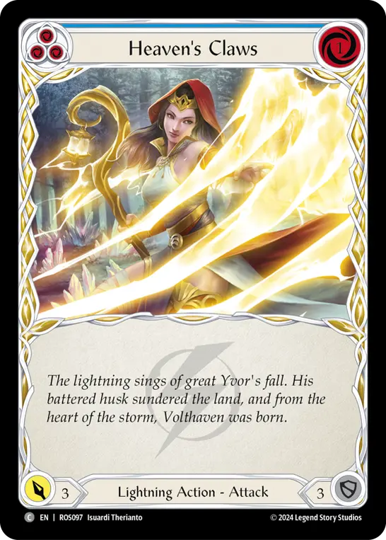 Card: Heaven's Claws (blu)