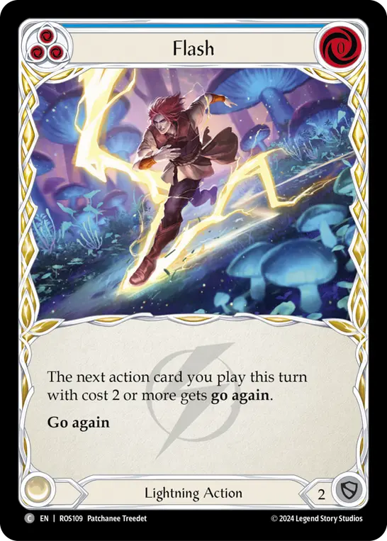 Card: Flash (blu)