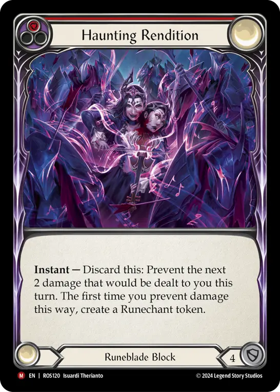 Card: Haunting Rendition (red)