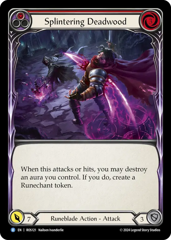 Card: Splintering Deadwood (red)