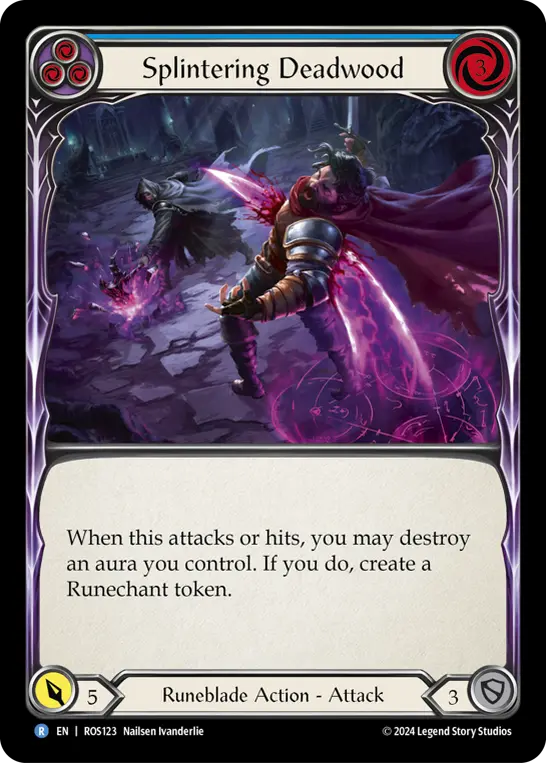 Card: Splintering Deadwood (blu)