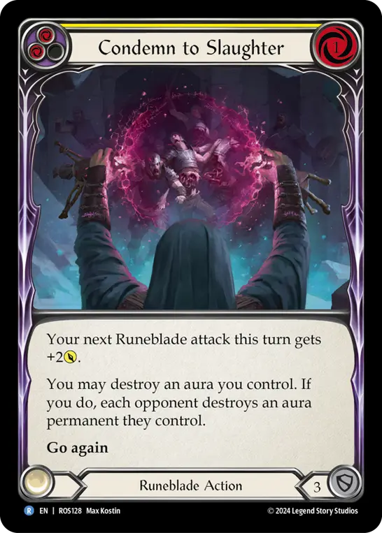 Card: Condemn to Slaughter (yel)