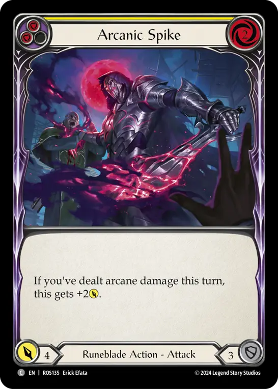 Card: Arcanic Spike (yel)