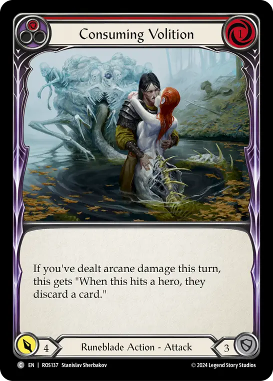 Card: Consuming Volition (red)