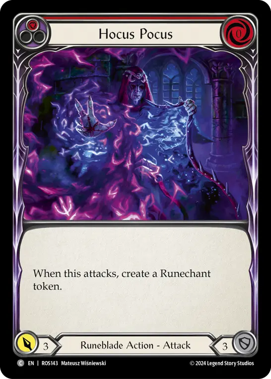 Card: Hocus Pocus (red)