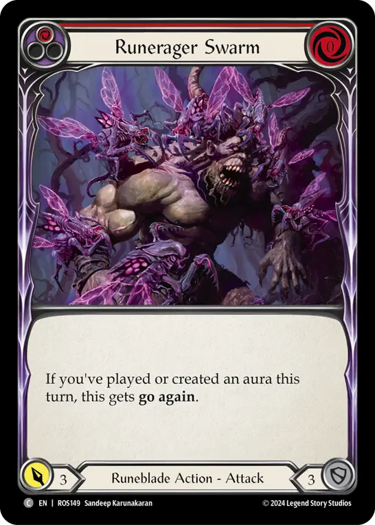 Card: Runerager Swarm (red)