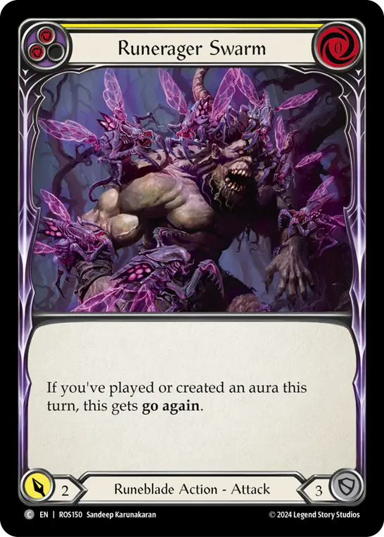 Card: Runerager Swarm (yel)