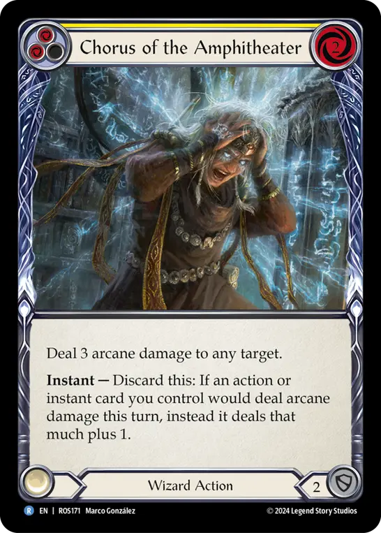 Card: Chorus of the Amphitheater (yel)
