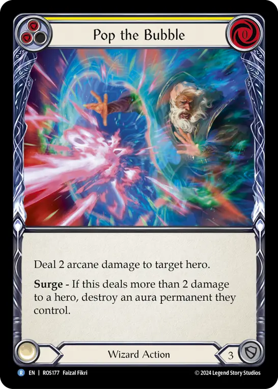 Card: Pop the Bubble (yel)