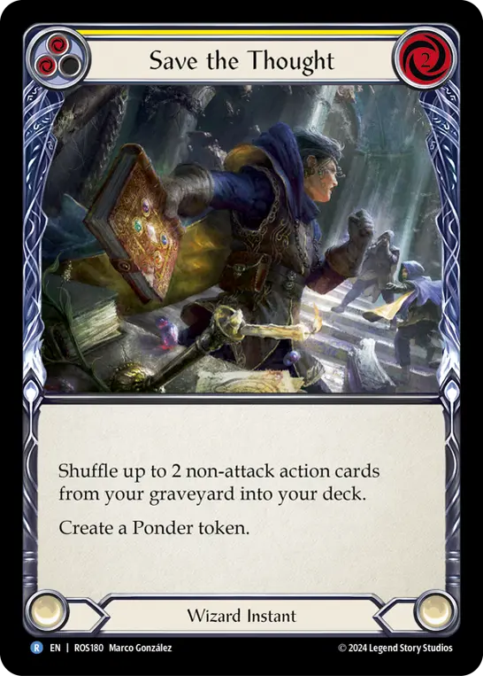 Card: Save the Thought (yel)
