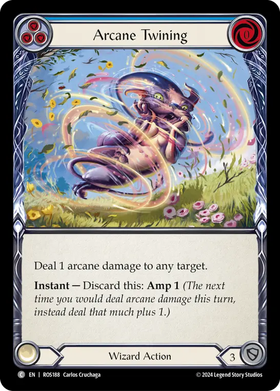 Card: Arcane Twining (blu)