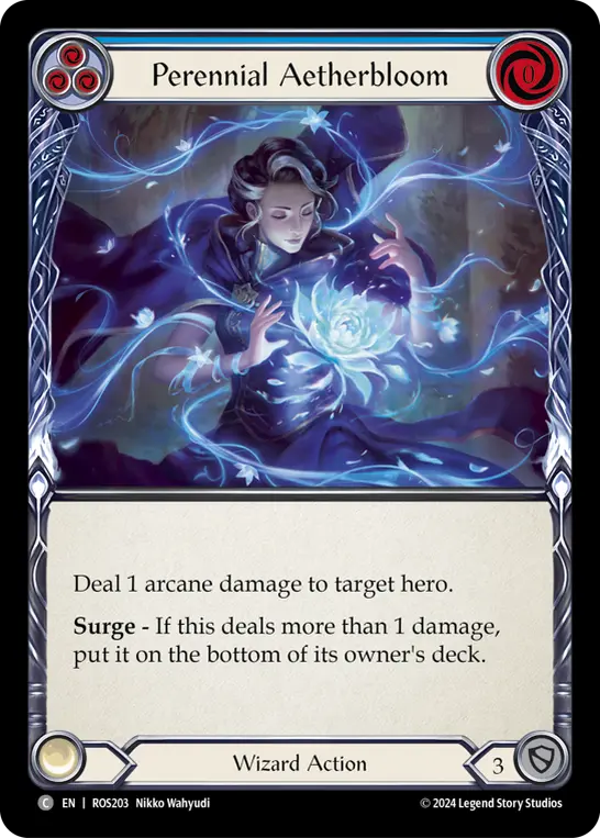 Card: Perennial Aetherbloom (blu)