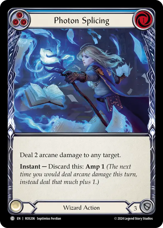 Card: Photon Splicing (blu)