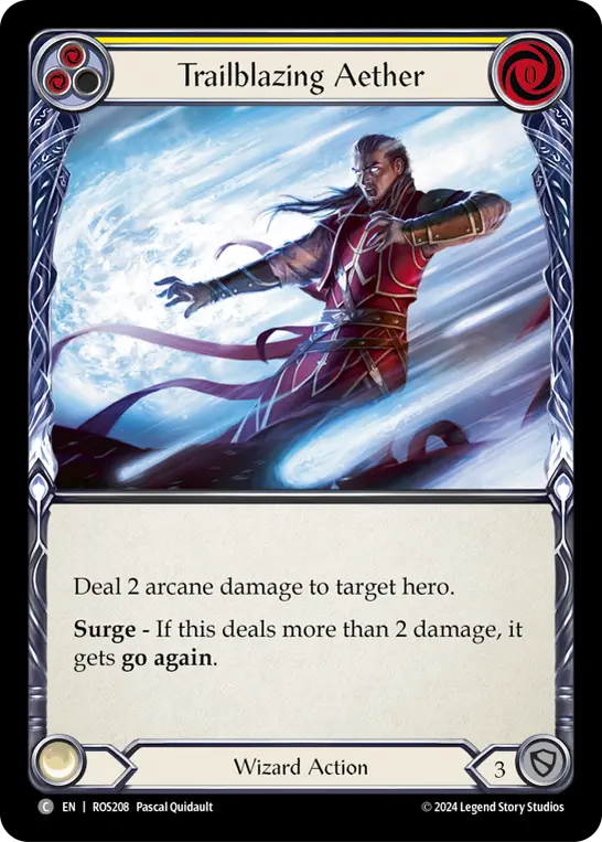 Card: Trailblazing Aether (yel)