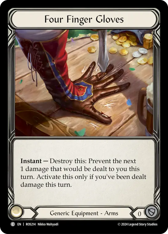 Card: Four Finger Gloves