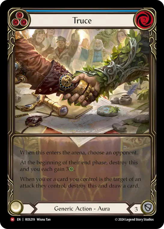 Card: Truce (blu)