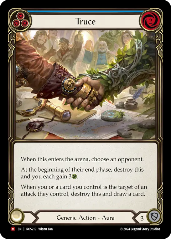 Card: Truce (blu)