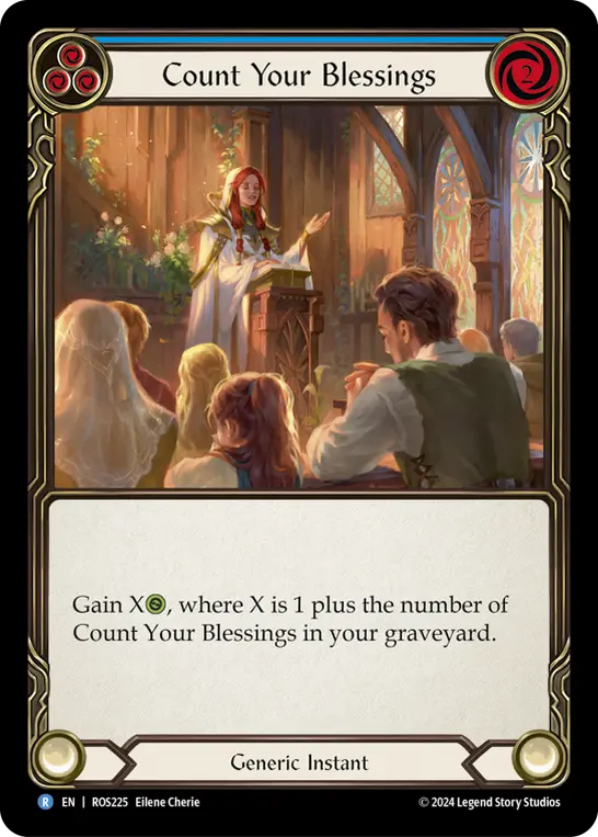 Card: Count Your Blessings (blu)