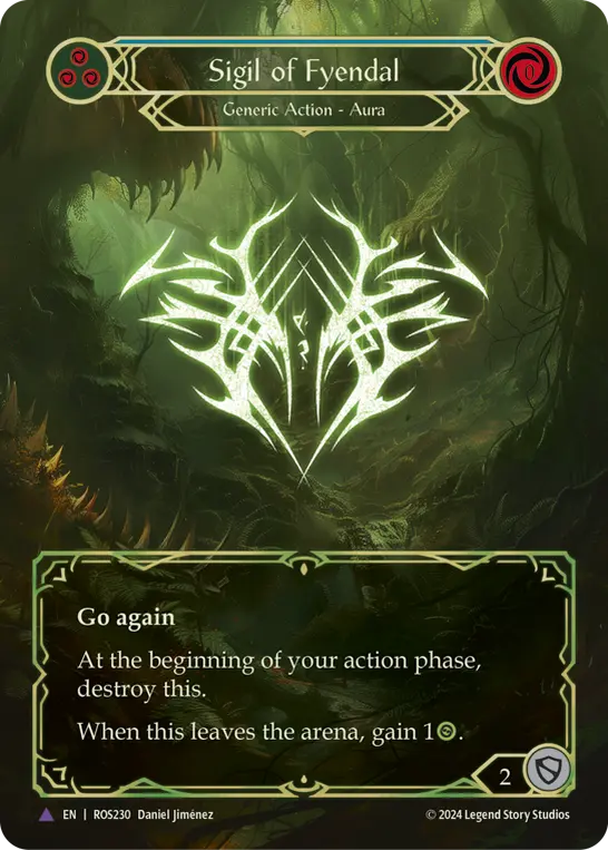 Card: Sigil of Fyendal (blu)