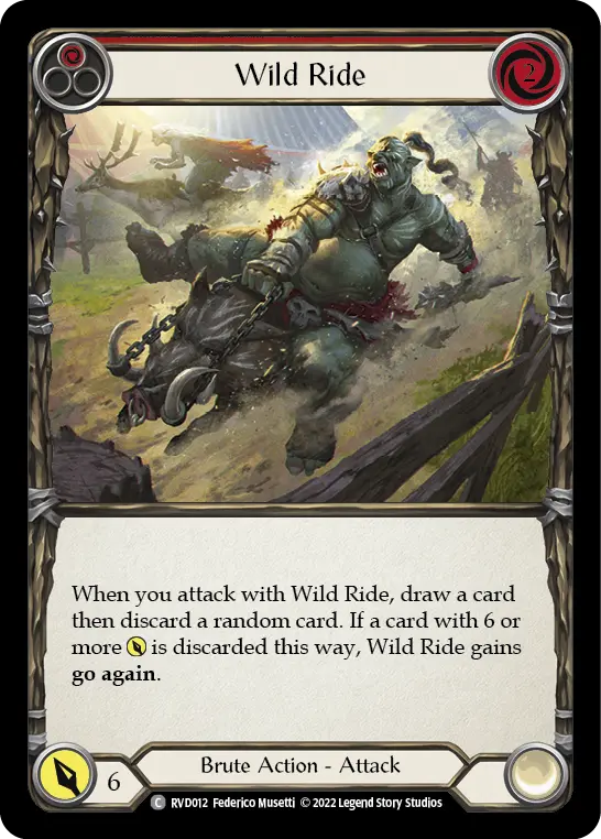 Card: Wild Ride (red)