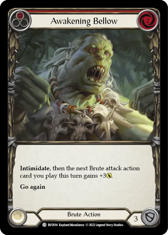 Card: Awakening Bellow (red)