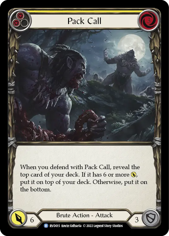 Card: Pack Call (yel)